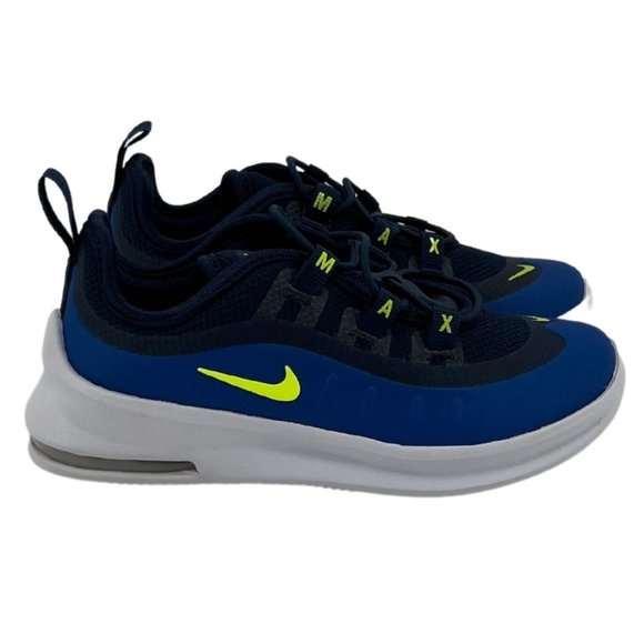 Nike | Toddler's Air Max Axis Running Shoes | Navy & Volt | Size 9C - Picture 3 of 6